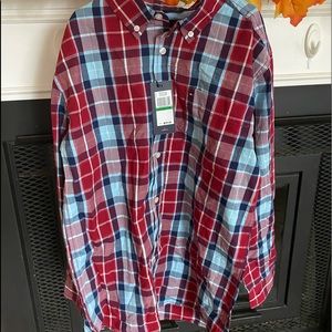 Tommy Hilfiger button down long sleeve flannel